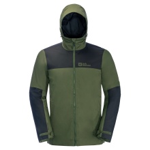 Jack Wolfskin Winter Jacket Jasper 2022 (waterproof, windproof, breathable) green Men